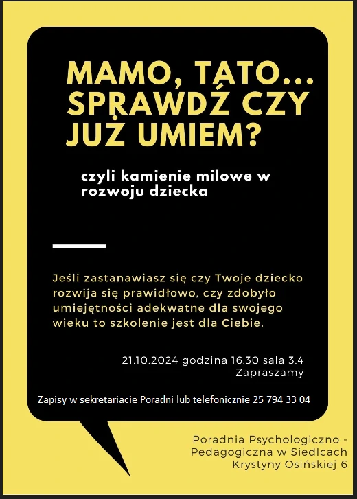 plakat MAMO, TATO... SPRAWDŹ CZY JUŻ UMIEM?